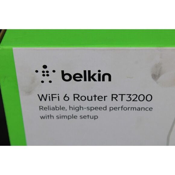 *NEW* Belkin AX3200 Wireless Dual Band Router (RT3200) (Up To 3.2 Gbps) (WiFi 6) - Picture 2 of 8